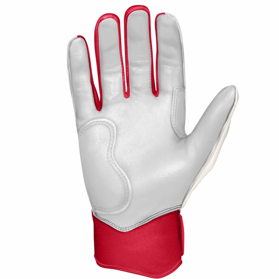 BRUCE BOLT Chrome Series Short Cuff Batting Gloves | Batting Gloves