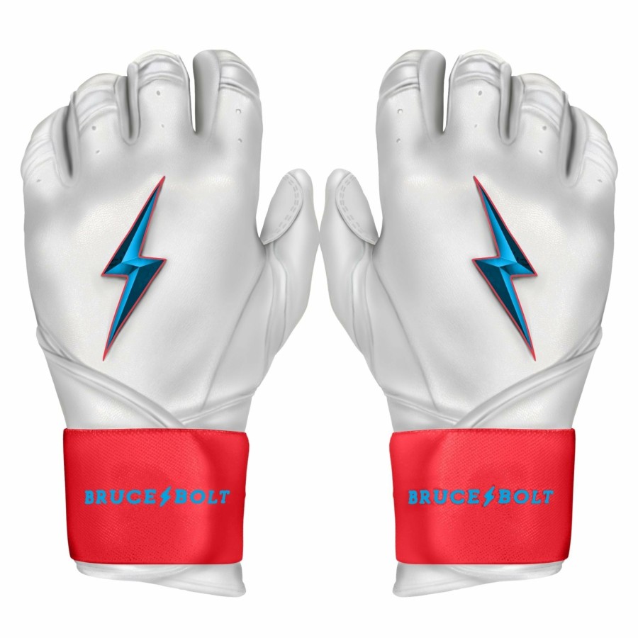 BRUCE BOLT Miami Series Long Cuff Batting Gloves | Signature Series