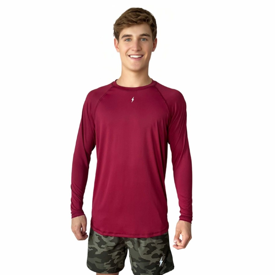 BRUCE BOLT Long Sleeve Performance T-Shirt With Reflective Bolt | Performance Tees