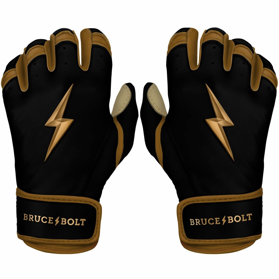 BRUCE BOLT Gold Series Short Cuff Batting Gloves | Gold Series