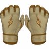 BRUCE BOLT Gold Series Short Cuff Batting Gloves | Batting Gloves