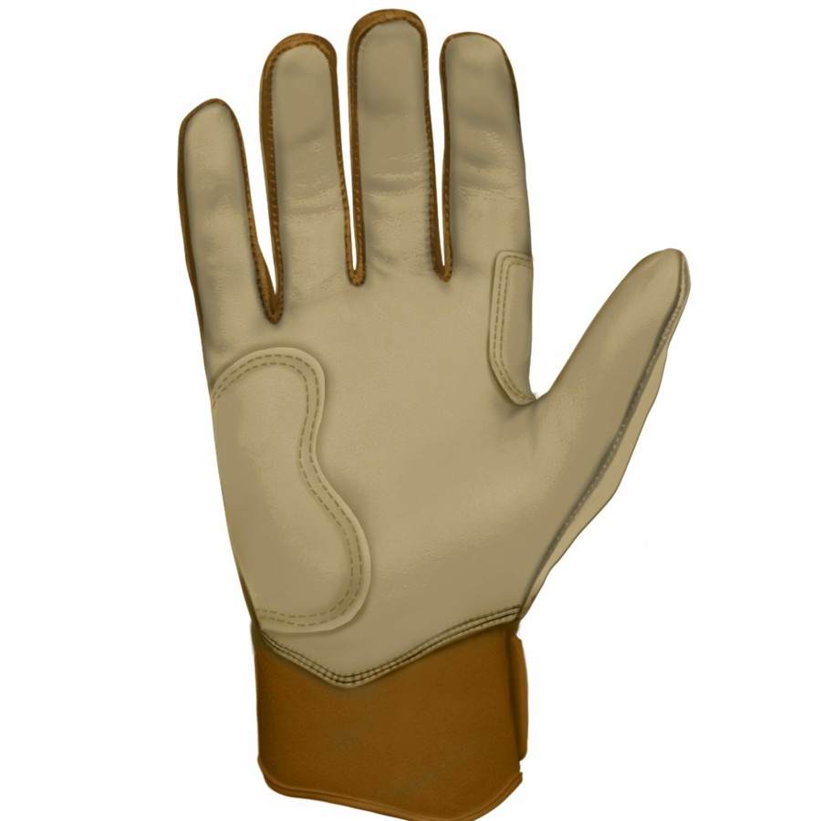 BRUCE BOLT Gold Series Short Cuff Batting Gloves | Batting Gloves