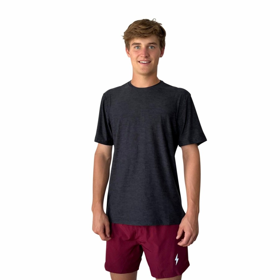 BRUCE BOLT Short Sleeve Supersoft Charcoal Tshirt | Lifestyle