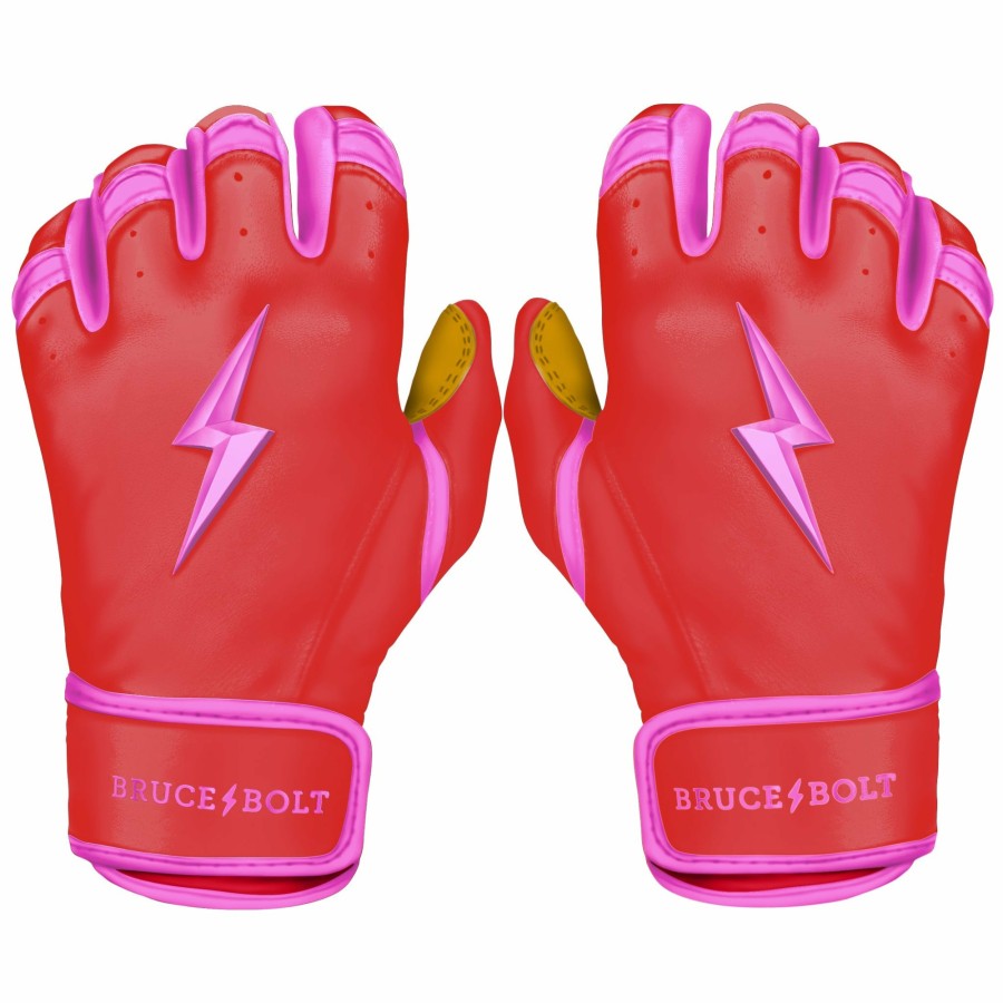 BRUCE BOLT Bader Series Short Cuff Batting Gloves | Signature Series