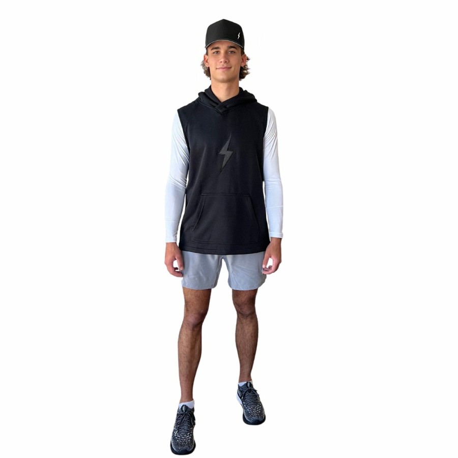 BRUCE BOLT Bolt Sleeveless Hoodie | Hoodies