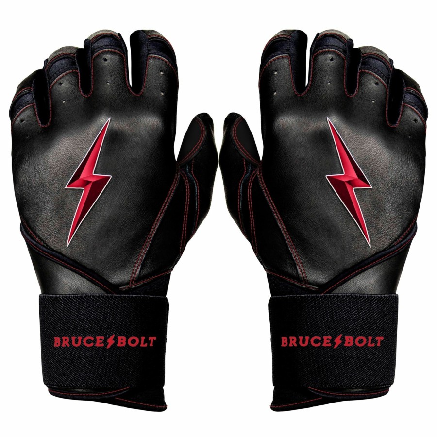 BRUCE BOLT Tc42 Series Long Cuff Batting Gloves | Signature Series