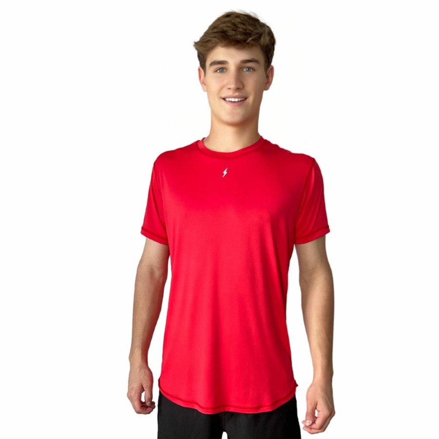 BRUCE BOLT Short Sleeve Performance T-Shirt With Reflective Bolt | Performance Tees