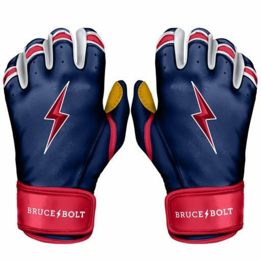 BRUCE BOLT Patriot Series Short Cuff Batting Gloves | Patriot Series