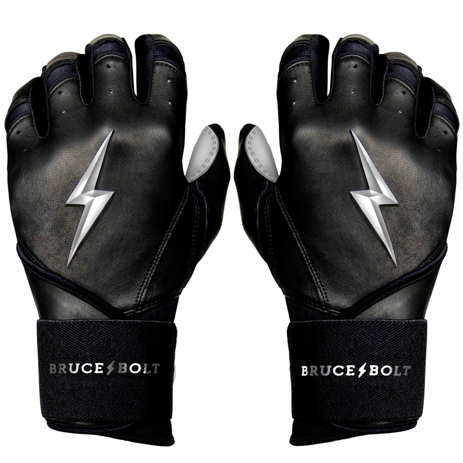 BRUCE BOLT Chrome Series Long Cuff Batting Gloves | Chrome Series