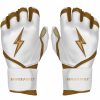 BRUCE BOLT Gold Series Long Cuff Batting Gloves | Batting Gloves