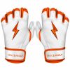 BRUCE BOLT Chrome Series Short Cuff Batting Gloves | Chrome Series