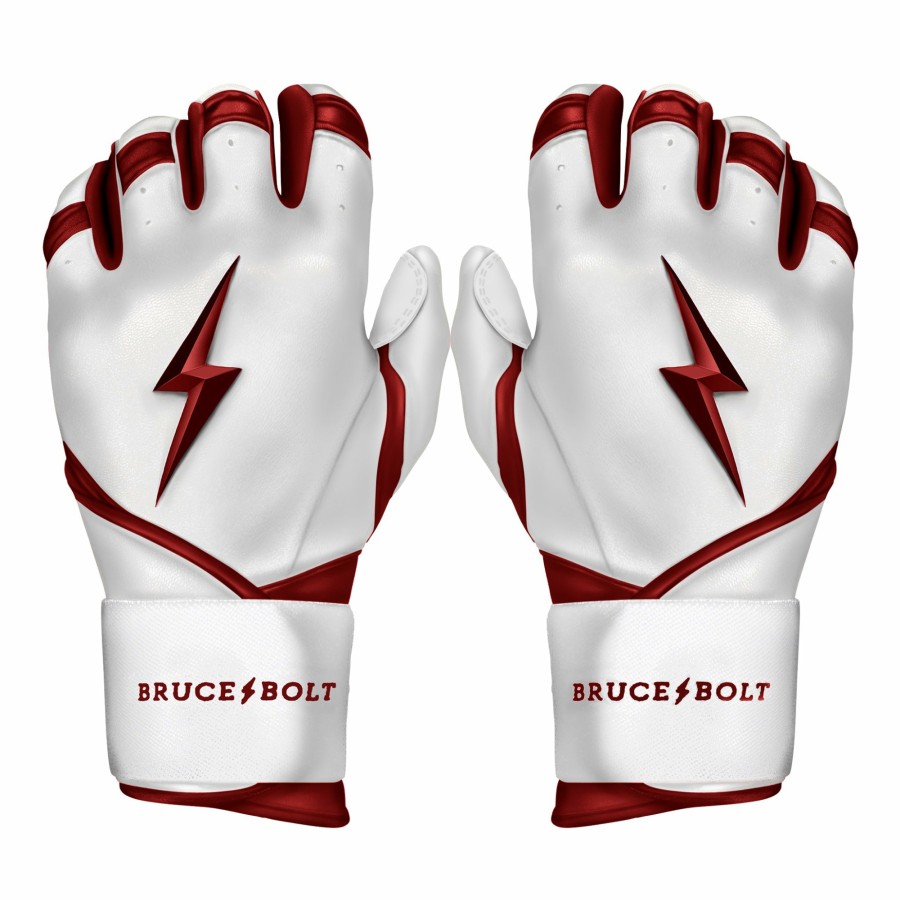 BRUCE BOLT Chrome Series Long Cuff Batting Gloves | Chrome Series