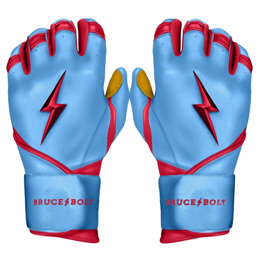 BRUCE BOLT Bader Series Long Cuff Batting Gloves | Batting Gloves