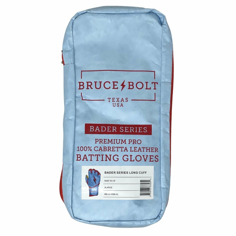 BRUCE BOLT Bader Series Long Cuff Batting Gloves | Batting Gloves