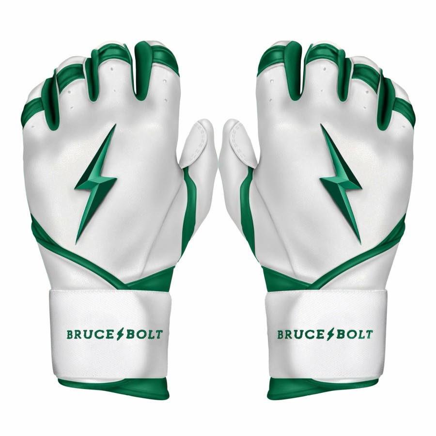 BRUCE BOLT Chrome Series Long Cuff Batting Gloves | Batting Gloves