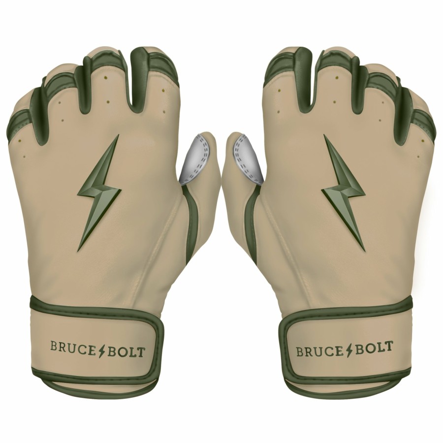 BRUCE BOLT Military Series Short Cuff Batting Gloves | Batting Gloves