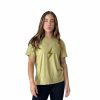 BRUCE BOLT Women'S Short Sleeve "Bolt" Supersoft Leek Green Tshirt | Lifestyle