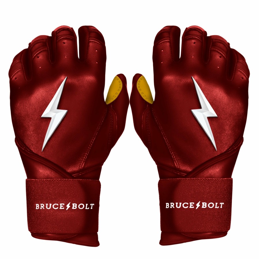 BRUCE BOLT Long Cuff Batting Gloves | Batting Gloves