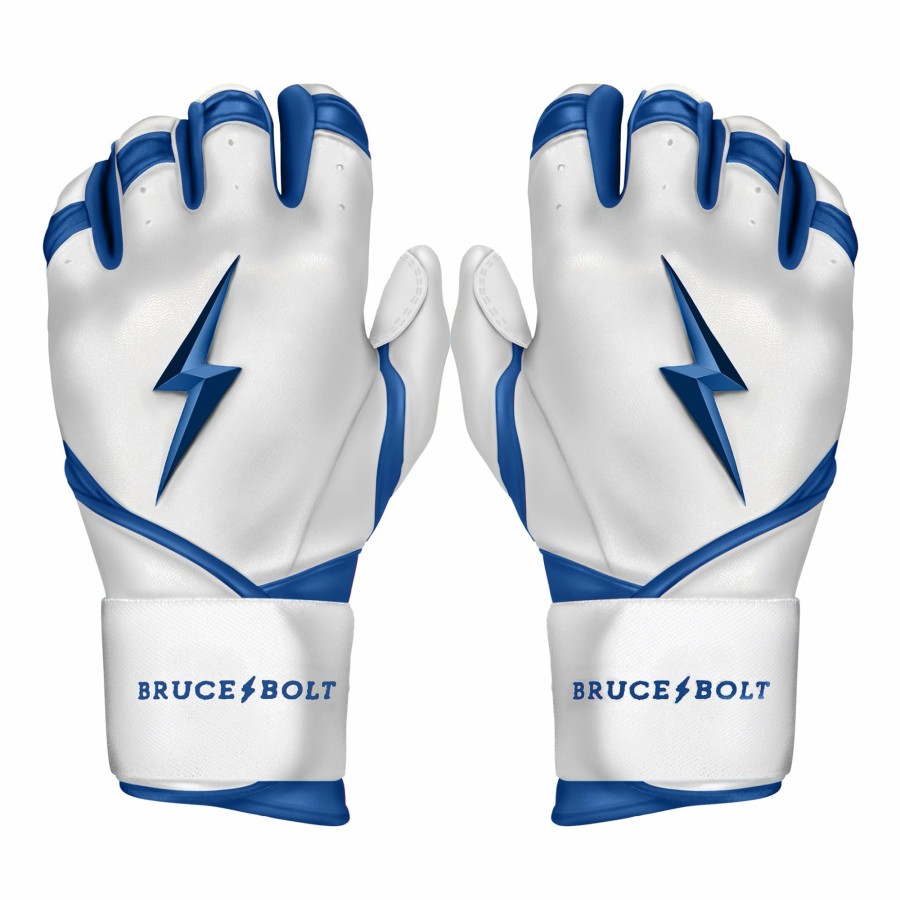 BRUCE BOLT Chrome Series Long Cuff Batting Gloves | Chrome Series