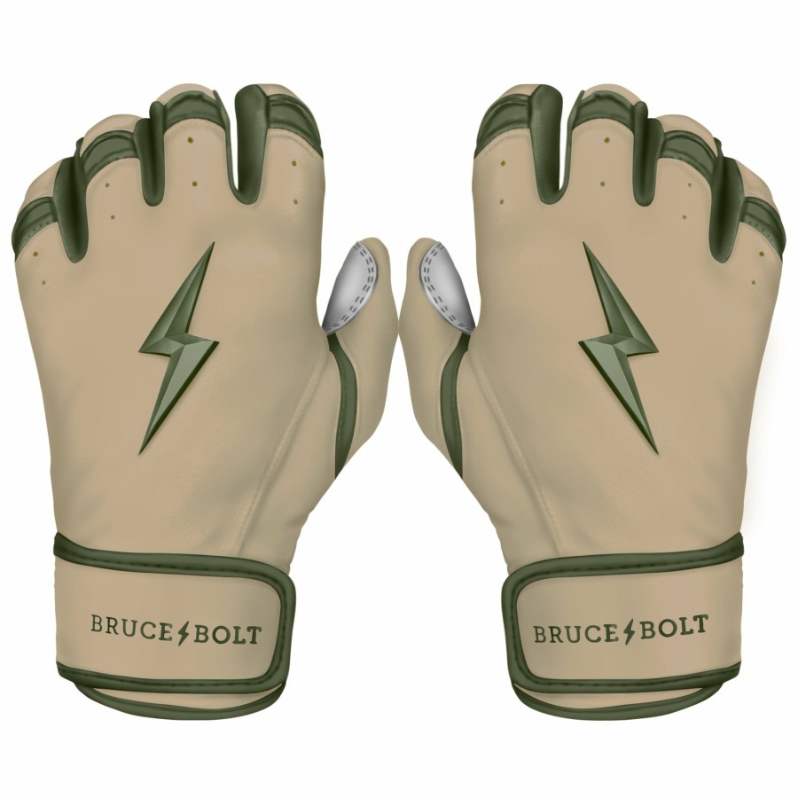 BRUCE BOLT Military Series Short Cuff Batting Gloves | Patriot Series