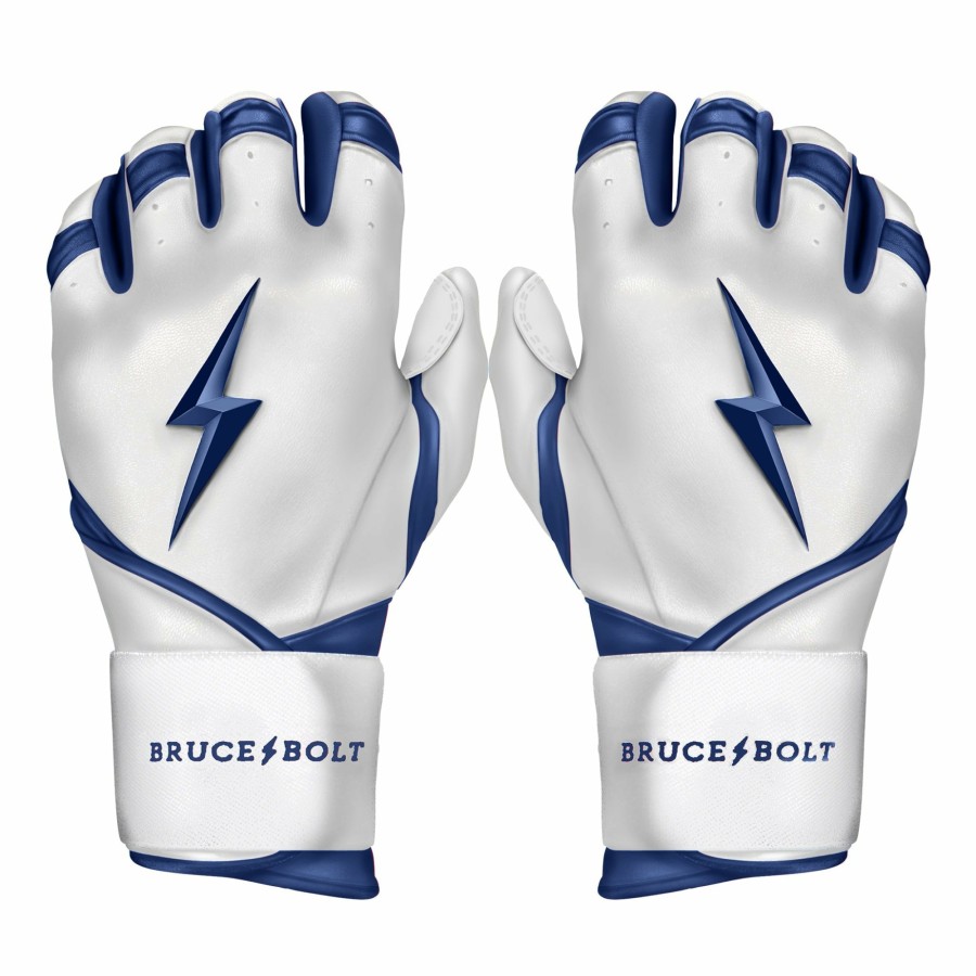 BRUCE BOLT Chrome Series Long Cuff Batting Gloves | Chrome Series