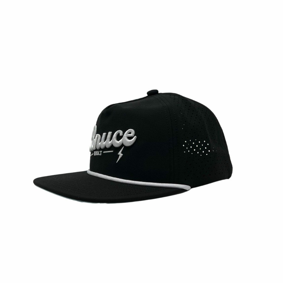 BRUCE BOLT Rope Snapback With White Stitched Logo | Hats & Visors