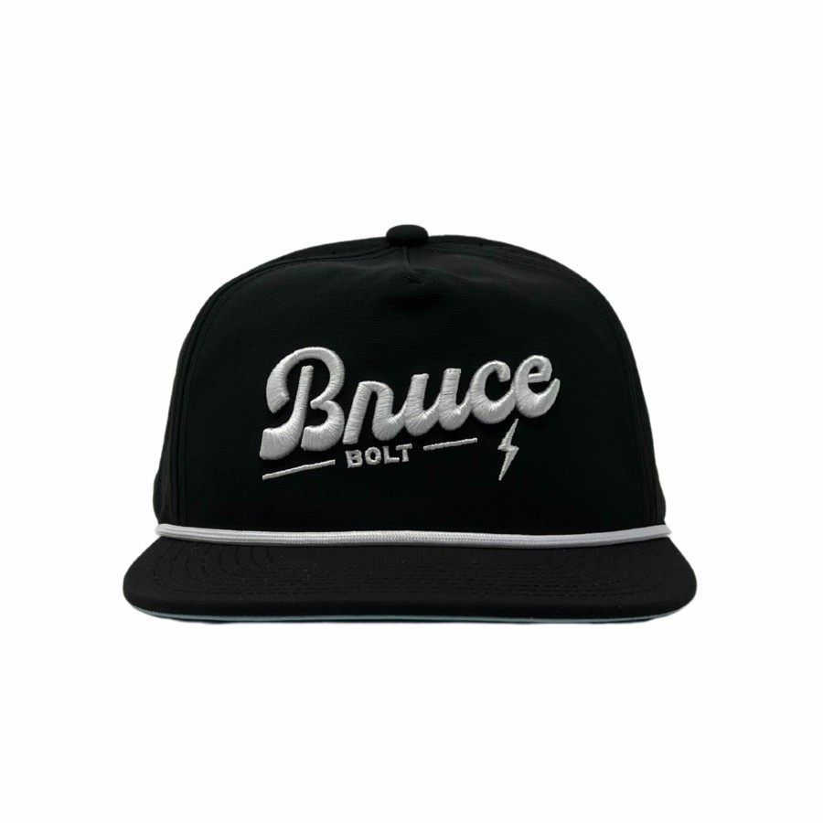 BRUCE BOLT Rope Snapback With White Stitched Logo | Hats & Visors