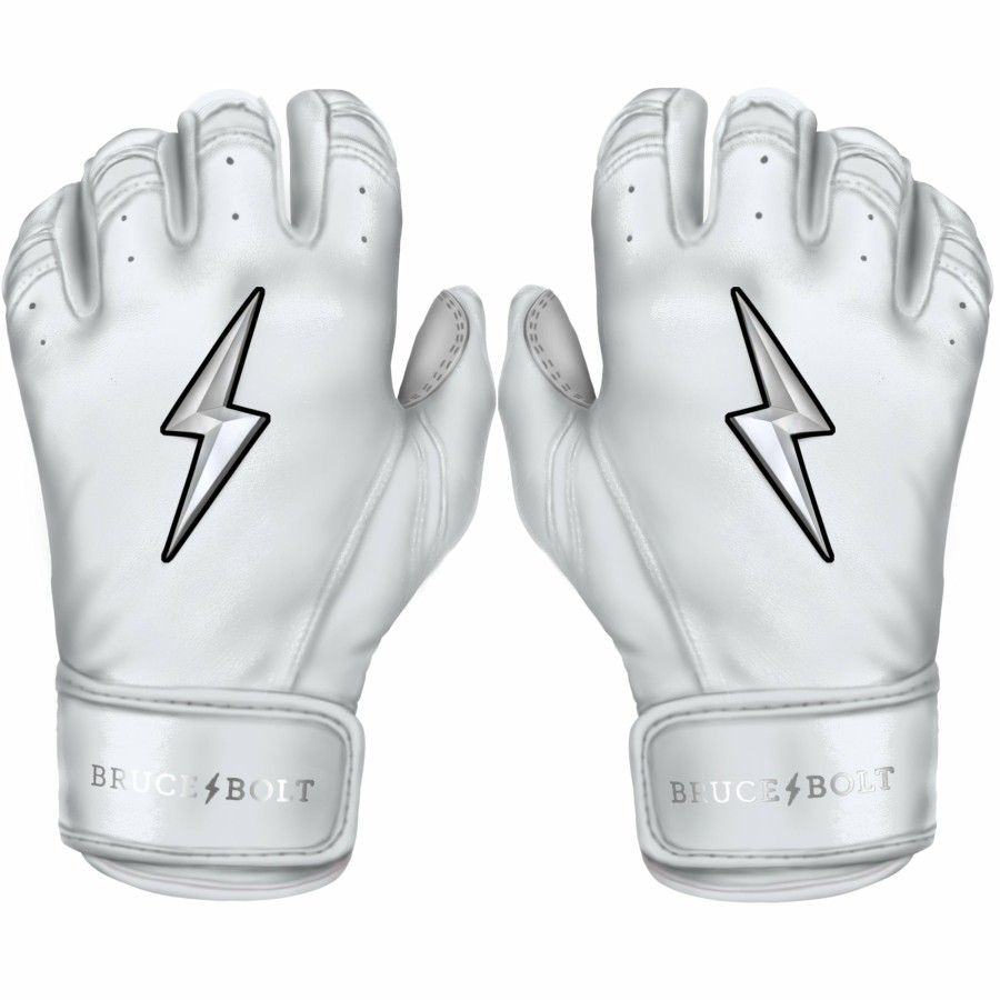 BRUCE BOLT Chrome Series Short Cuff Batting Gloves | Chrome Series