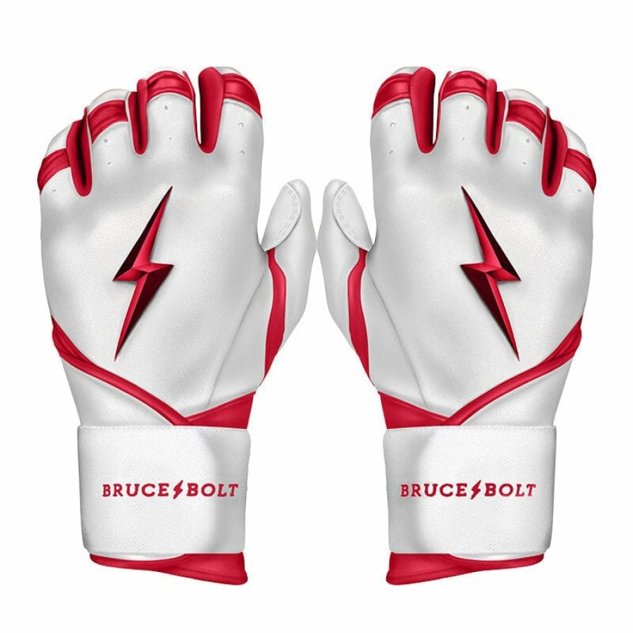 BRUCE BOLT Chrome Series Long Cuff Batting Gloves | Chrome Series