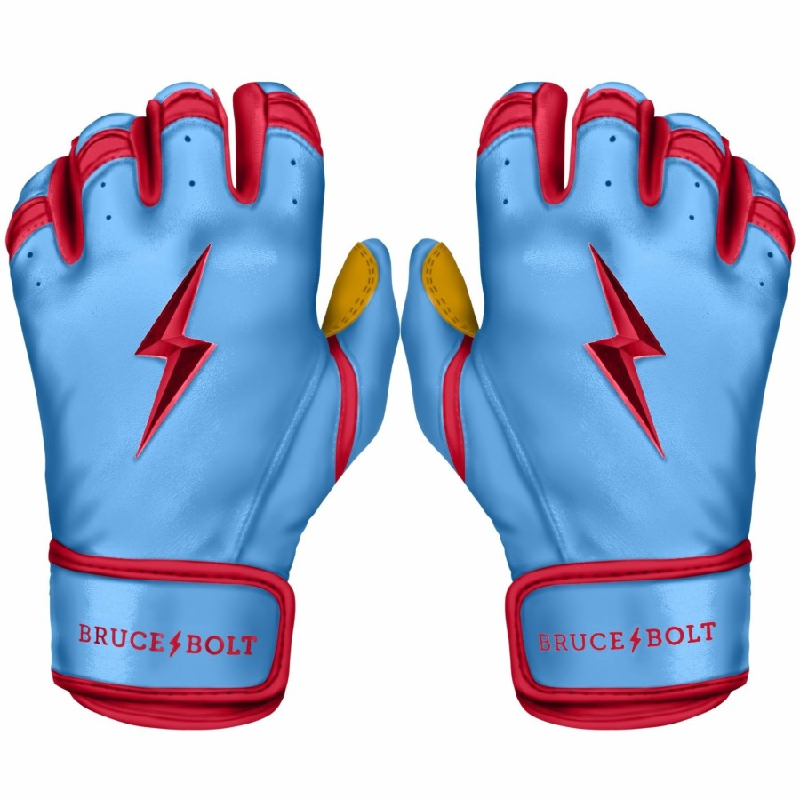 BRUCE BOLT Bader Series Short Cuff Batting Gloves | Batting Gloves