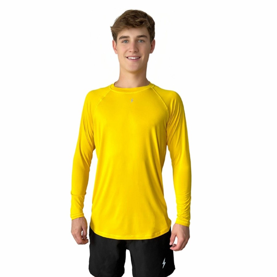 BRUCE BOLT Long Sleeve Performance T-Shirt With Reflective Bolt | Performance Tees