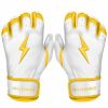 BRUCE BOLT Chrome Series Short Cuff Batting Gloves | Batting Gloves