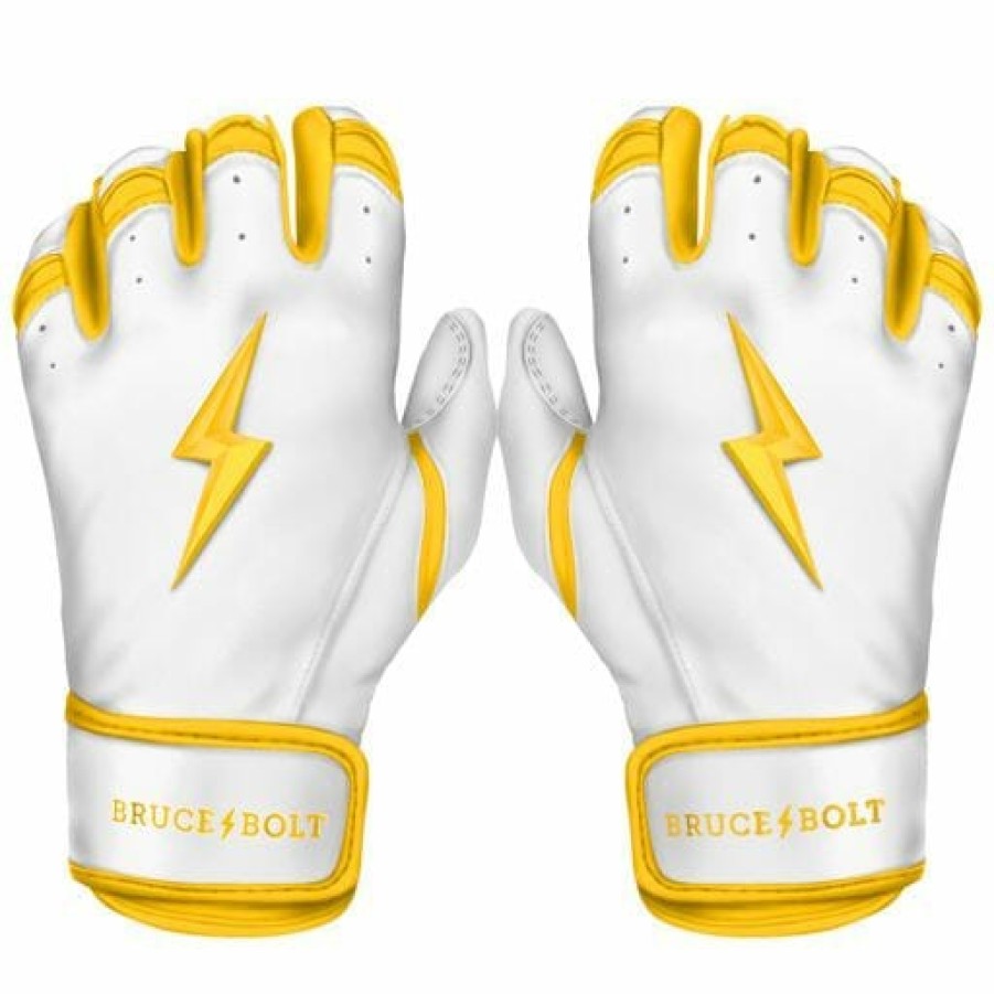 BRUCE BOLT Chrome Series Short Cuff Batting Gloves | Batting Gloves