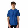 BRUCE BOLT Short Sleeve "Bolt" Supersoft Blue Tshirt | Premium Tees