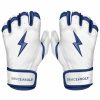 BRUCE BOLT Chrome Series Short Cuff Batting Gloves | Chrome Series