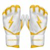 BRUCE BOLT Chrome Series Long Cuff Batting Gloves | Chrome Series