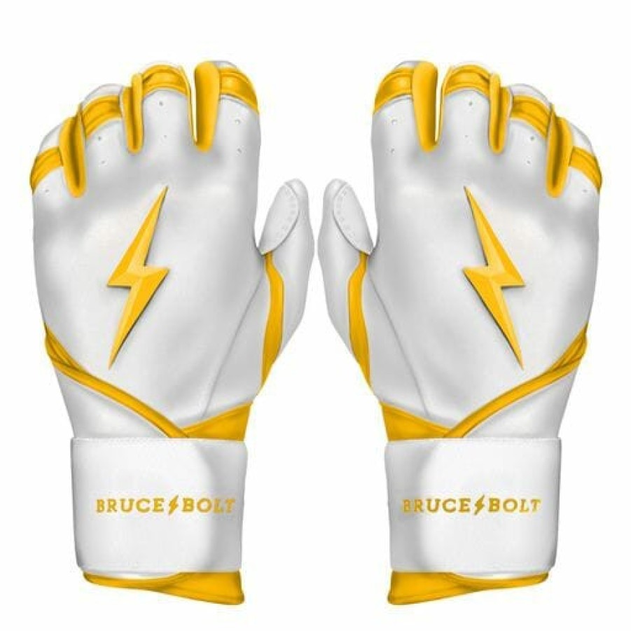 BRUCE BOLT Chrome Series Long Cuff Batting Gloves | Chrome Series