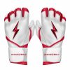 BRUCE BOLT Chrome Series Long Cuff Batting Gloves | Batting Gloves