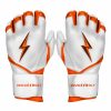 BRUCE BOLT Chrome Series Long Cuff Batting Gloves | Chrome Series