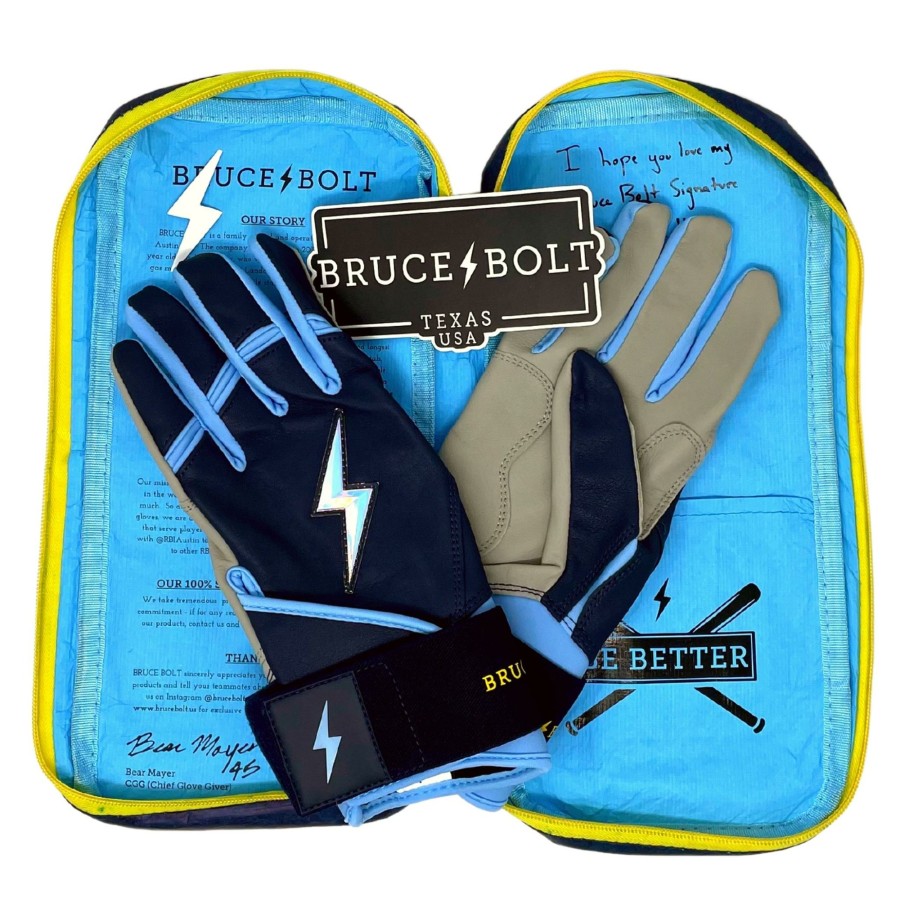 BRUCE BOLT Phillips Series Long Cuff Batting Gloves | Signature Series