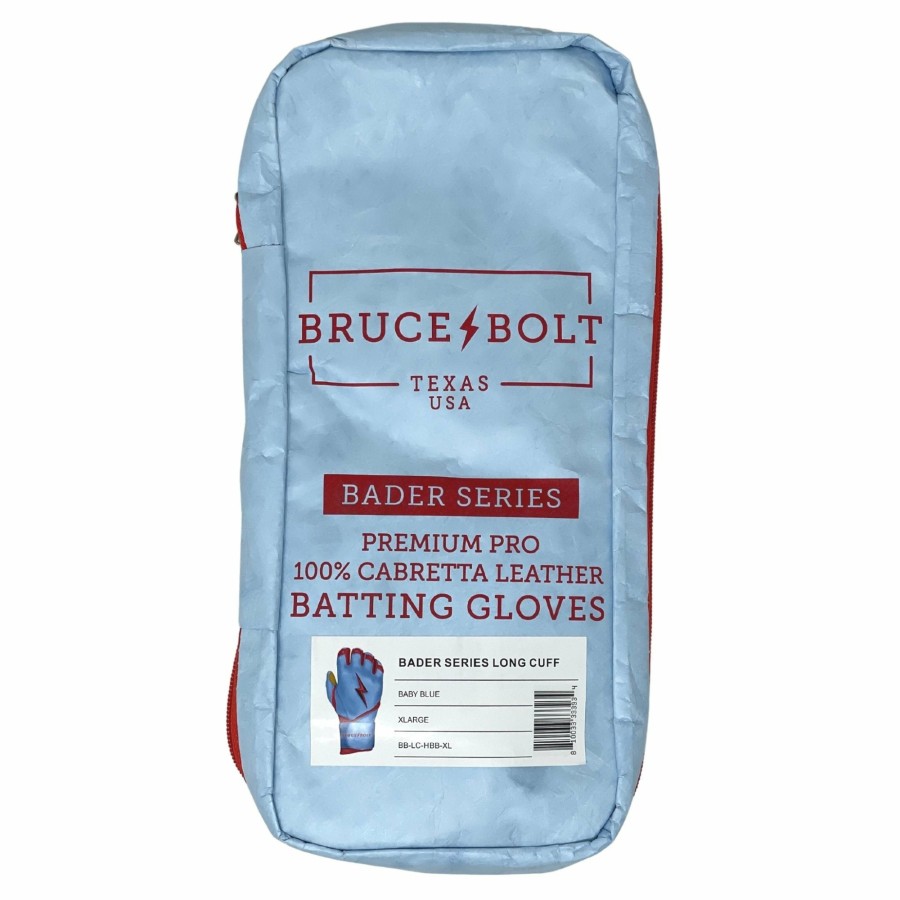 BRUCE BOLT Bader Series Long Cuff Batting Gloves | Signature Series