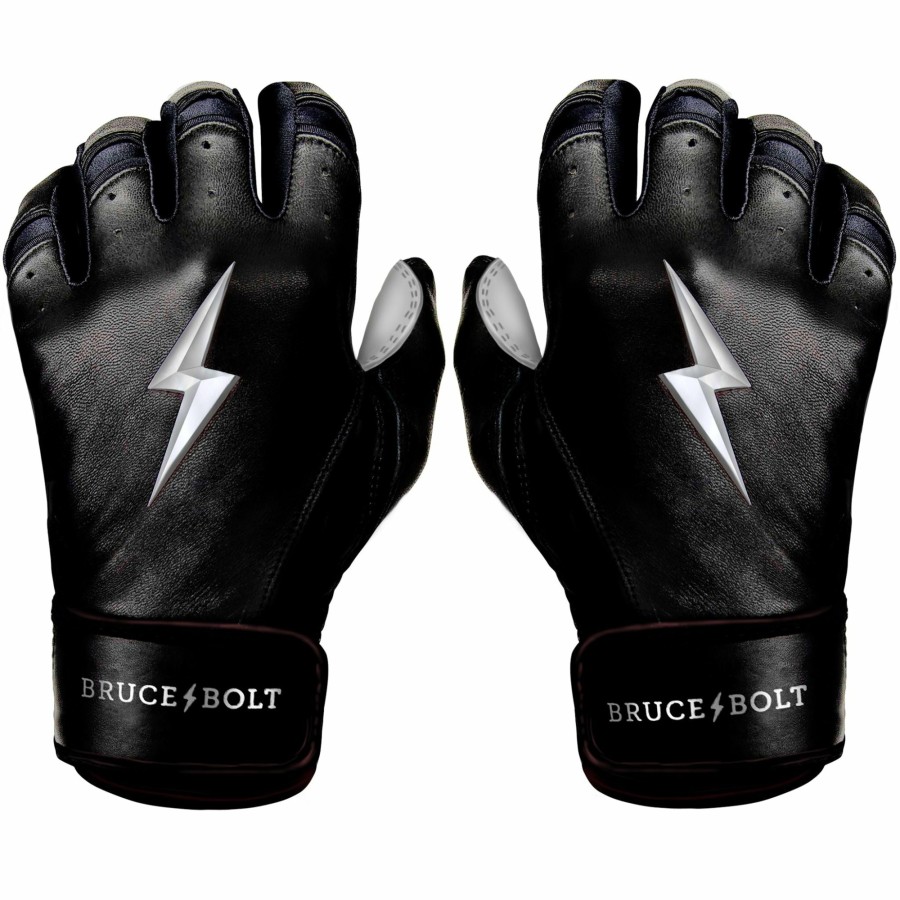 BRUCE BOLT Chrome Series Short Cuff Batting Gloves | Batting Gloves