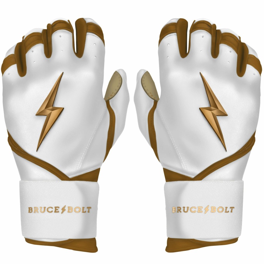 BRUCE BOLT Gold Series Long Cuff Batting Gloves | Gold Series