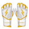 BRUCE BOLT Chrome Series Long Cuff Batting Gloves | Batting Gloves