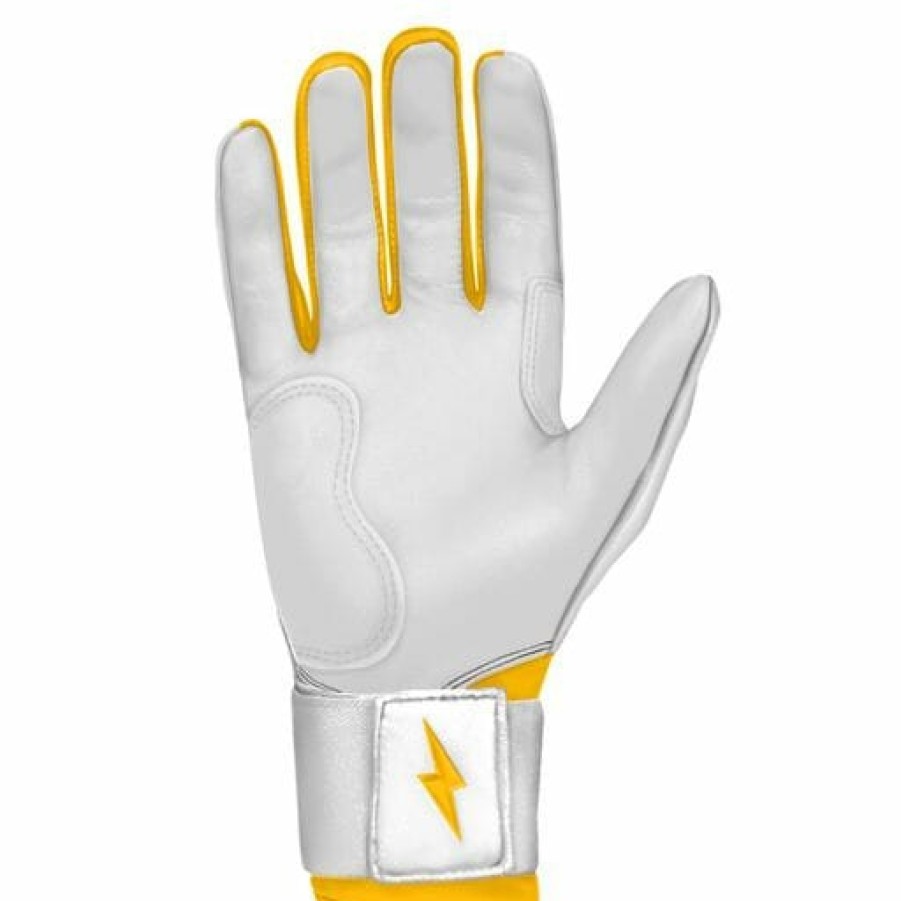 BRUCE BOLT Chrome Series Long Cuff Batting Gloves | Batting Gloves