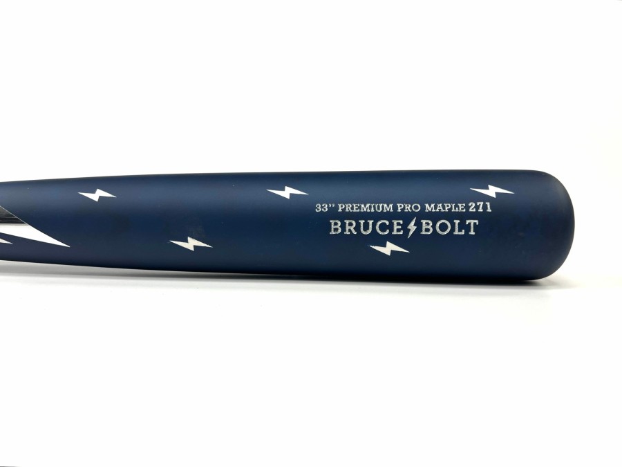 BRUCE BOLT Stock Premium Pro "Bolts & Stripes" Wood Bat | Stock Wood Bats