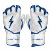 BRUCE BOLT Chrome Series Long Cuff Batting Gloves | Batting Gloves