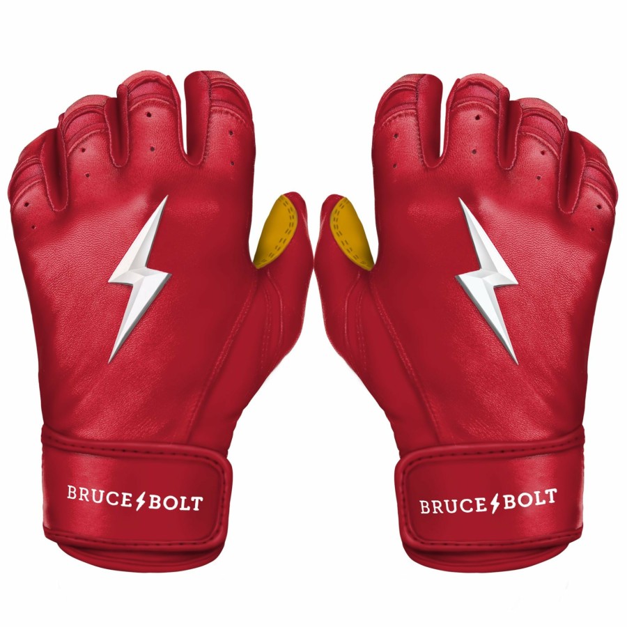 BRUCE BOLT Short Cuff Batting Gloves | Batting Gloves